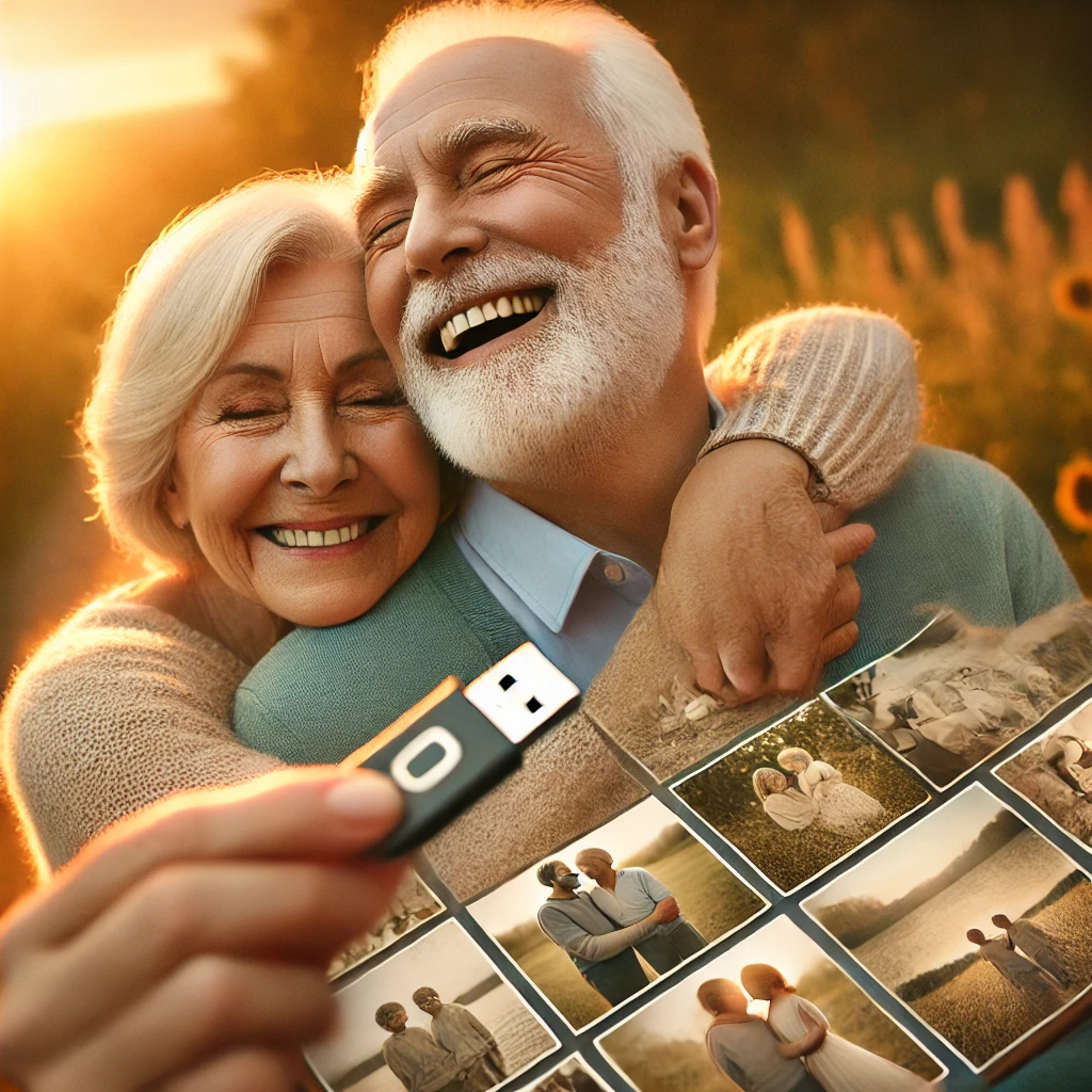 Bewaar uw mooiste herinneringen digitaal - ontdek onze digitalisatiediensten Herinneringen digitaliseren naar USB opslag - oude foto's en videobeelden veilig bewaren met Ecomoda Video #YesWeScan